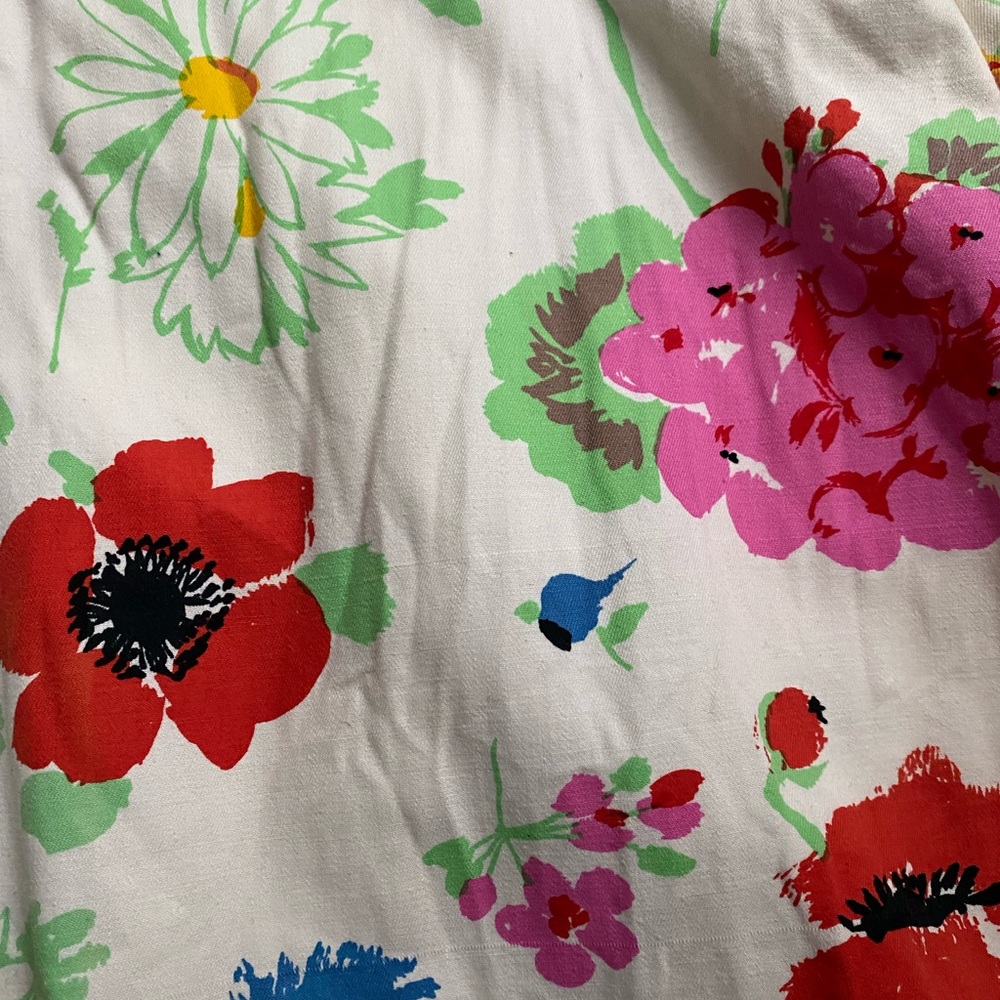 Bill Blass For Bond Street Floral Cotton Twill Coat, Circa 1970s